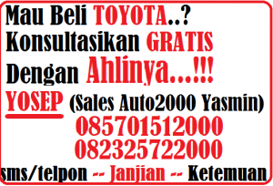 Sales Toyota Auto2000 Bogor Yasmin
